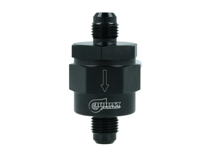 BOOST Products One Way Check Valve -06 AN male, black