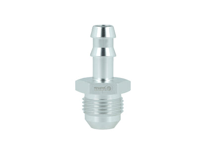 BOOST Products Screw-in Adapter -08 AN male to Barb 10mm (0.4"), silver