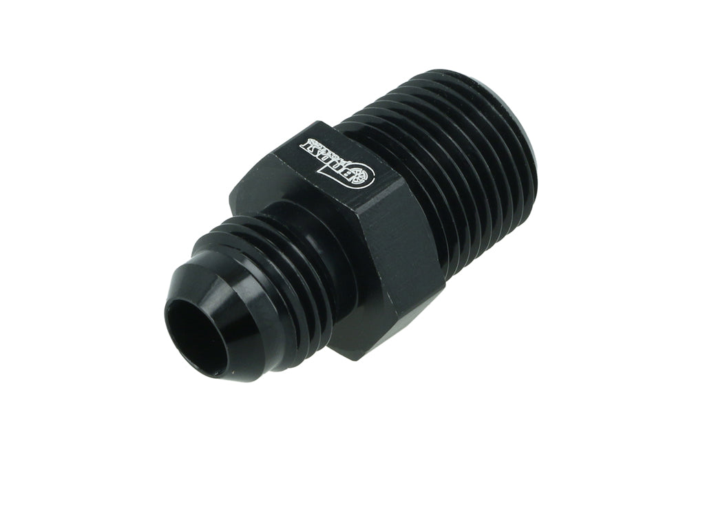 BOOST Products Adapter -06 AN male to 3/8" NPT male, black