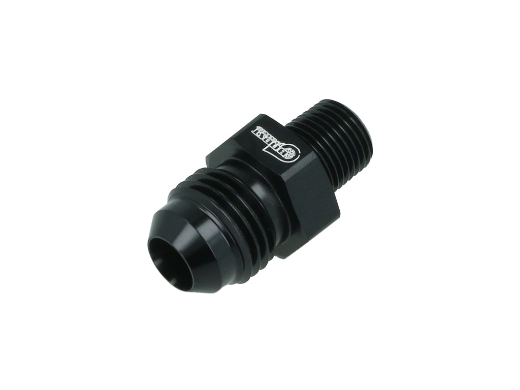 BOOST Products Adapter -06 AN male to 1/8" NPT male, black