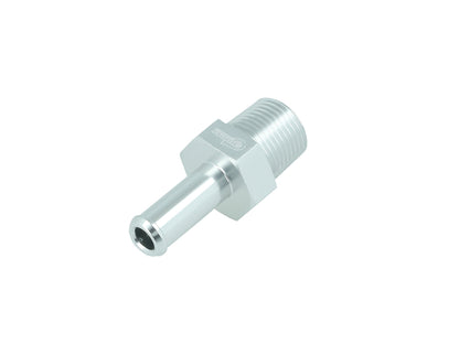 BOOST Products Screw-in Adapter 3/8" NPT male to Hose Connection 10mm (0.4"), silver