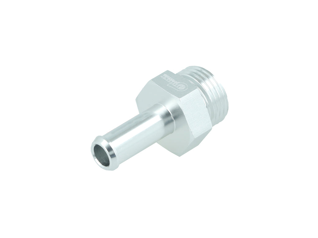 BOOST Products Screw-in Adapter ORB -08 AN male to Hose Connection 10mm (0.4"), silver
