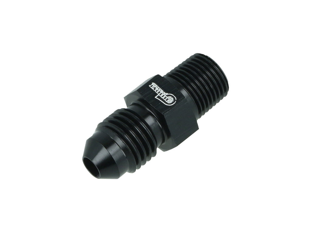 BOOST Products Adapter -04 AN male to 1/8" NPT male, black