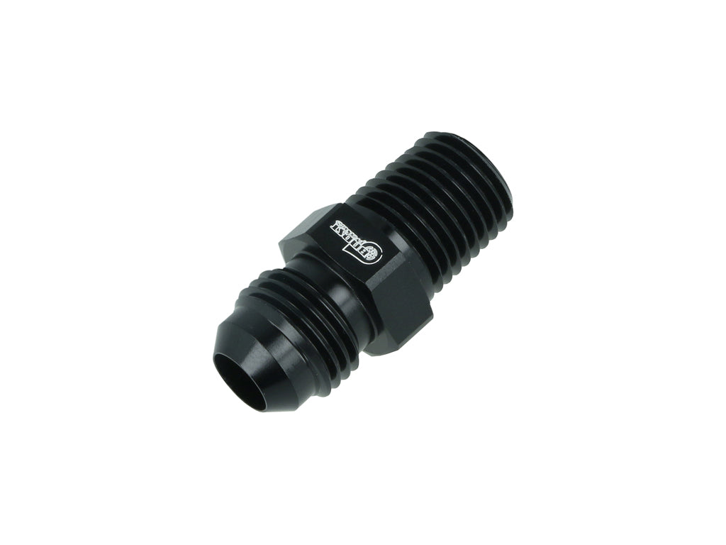 BOOST Products Adapter -06 AN male to 1/4" NPT male, black