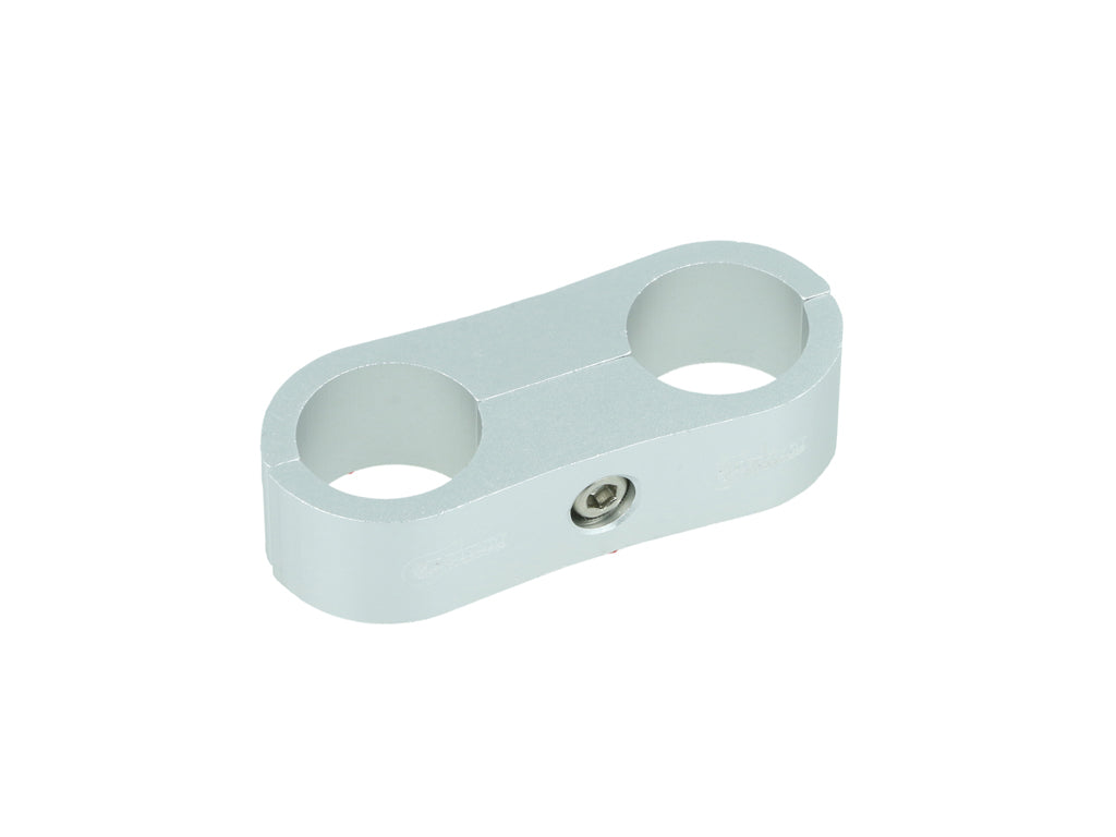 BOOST Products Dual Hose Clamp Bracket / Separator 15.9mm (0.625"), silver