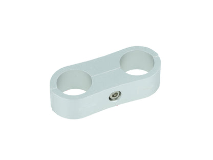 BOOST Products Dual Hose Clamp Bracket / Separator 15.9mm (0.625"), silver