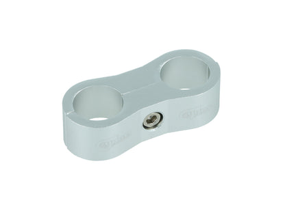 BOOST Products Dual Hose Clamp Bracket / Separator 13.5mm (0.531"), silver