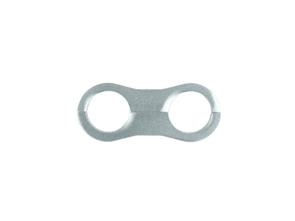 BOOST Products Dual Hose Clamp Bracket / Separator 13.5mm (0.531"), silver
