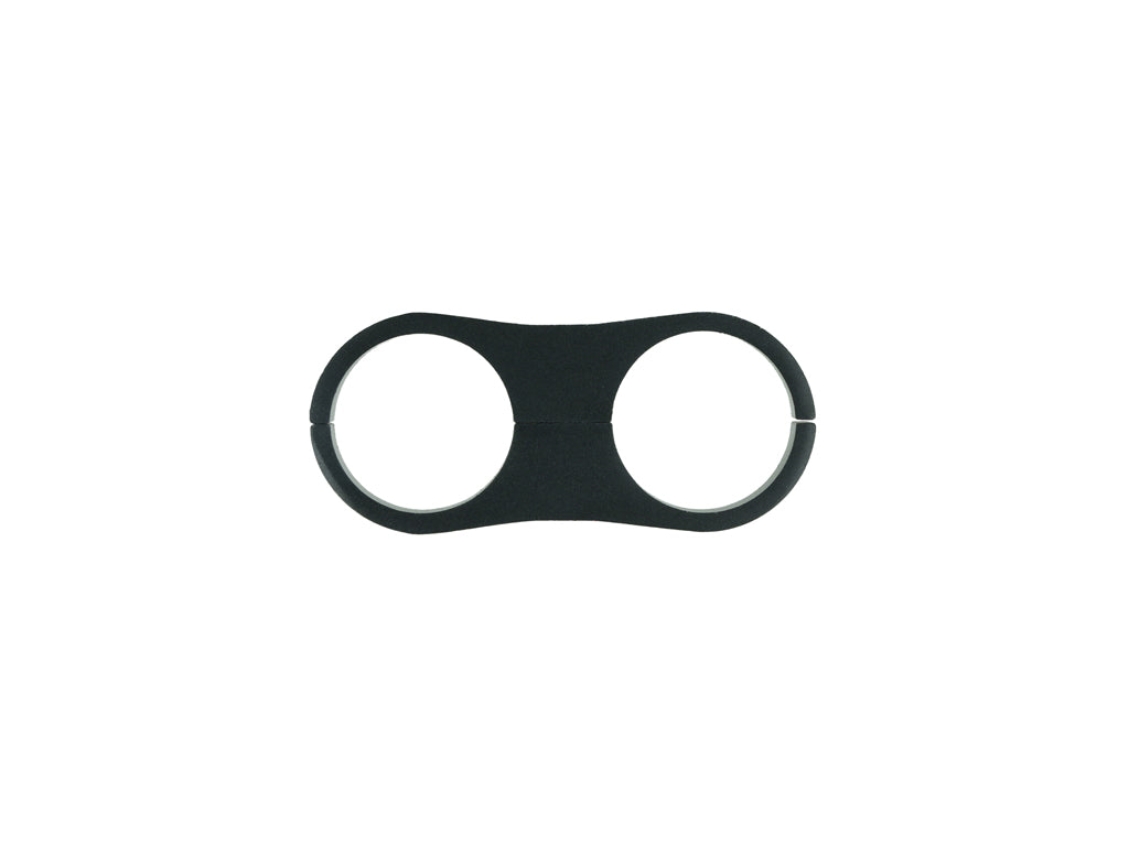 BOOST Products Dual Hose Clamp Bracket / Separator 25,4mm (1.0"), black