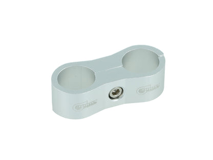 BOOST Products Dual Hose Clamp Bracket / Separator 14,3mm (0.562"), silver