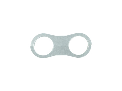 BOOST Products Dual Hose Clamp Bracket / Separator 14,3mm (0.562"), silver
