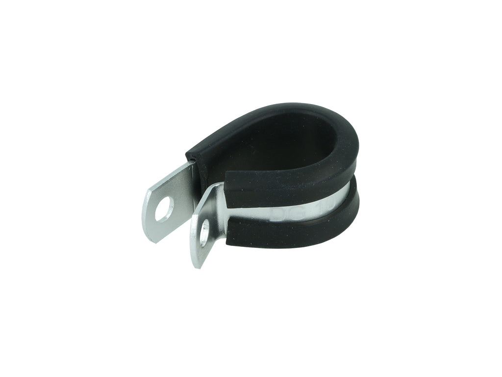 BOOST Products Cushioned Hose P-Clamp Bracket 15.9mm (0.625"), silver