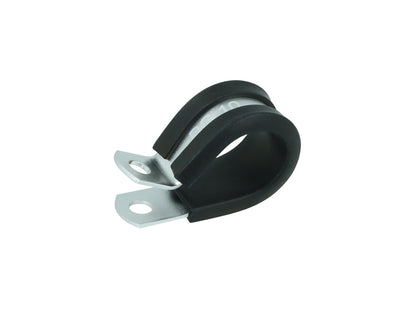 BOOST Products Cushioned Hose P-Clamp Bracket 15.9mm (0.625"), silver