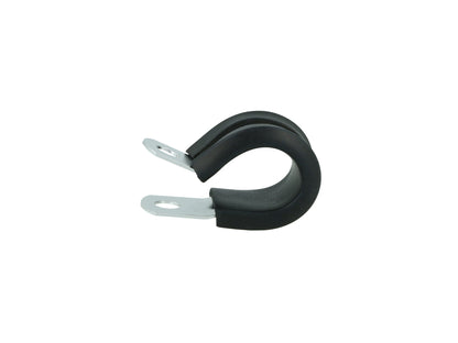 BOOST Products Cushioned Hose P-Clamp Bracket 12.7mm (0.5"), silver