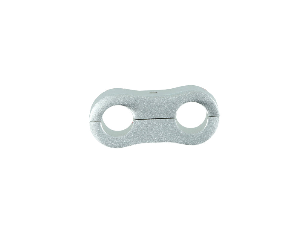 BOOST Products Dual Hose Clamp Bracket / Separator 7.9mm (0.311"), silver