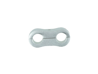 BOOST Products Dual Hose Clamp Bracket / Separator 7.9mm (0.311"), silver