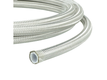 BOOST Products PTFE Hydraulic Hose -04 AN - 10ft (3m), stainless Steel