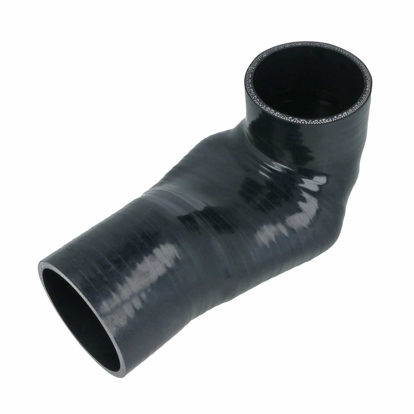 BOOST Products Cobra Head Silicone Hose 90 degree Elbow 63.5mm (2.5"), black