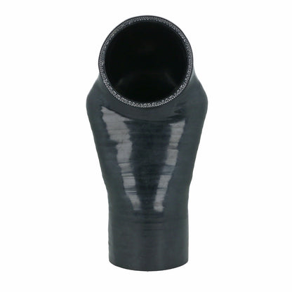 BOOST Products Cobra Head Silicone Hose 90 degree Elbow 63.5mm (2.5"), black
