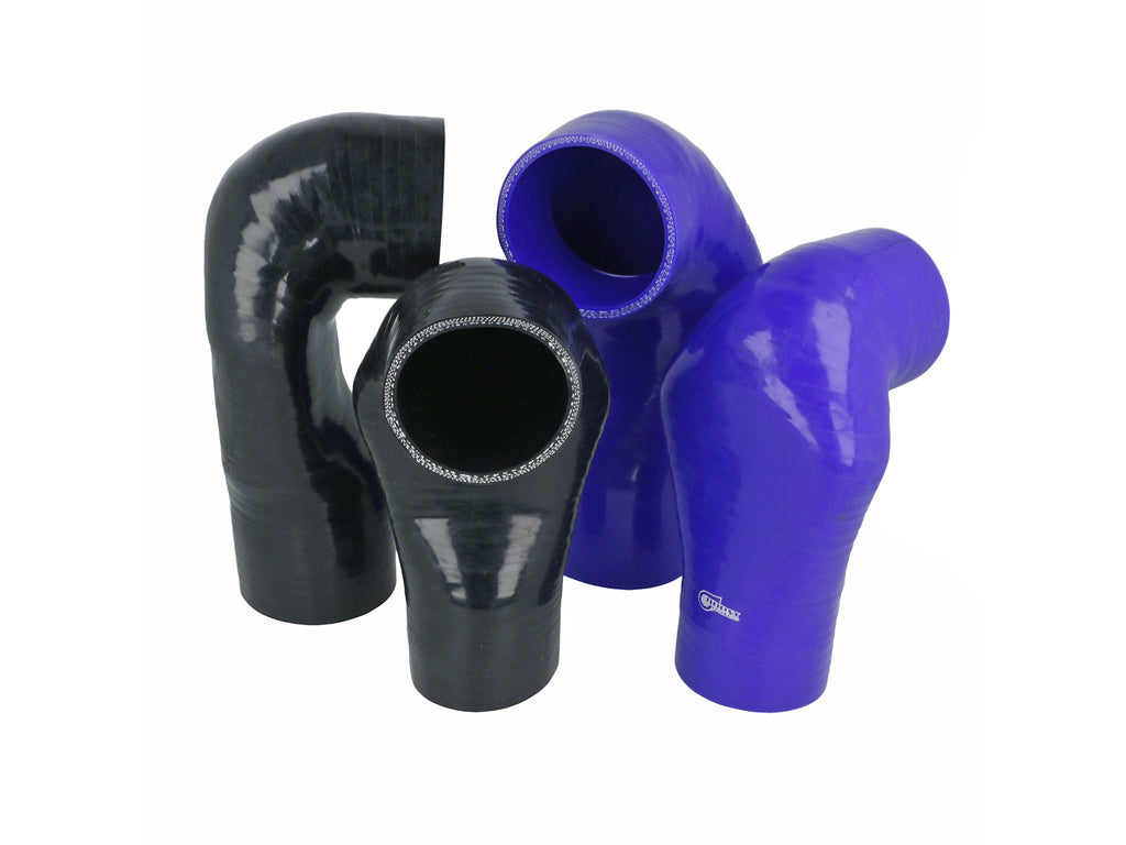 BOOST Products Cobra Head Silicone Hose 90 degree Elbow 89mm (3.5"), black