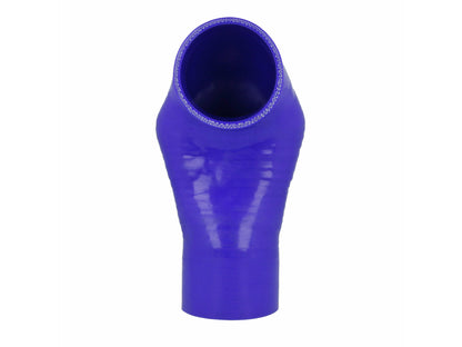 BOOST Products Cobra Head Silicone Hose 90 degree Elbow 89mm (3.5"), blue
