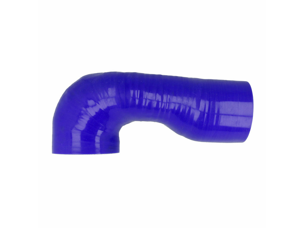 BOOST Products Cobra Head Silicone Hose 90 degree Elbow 89mm (3.5"), blue
