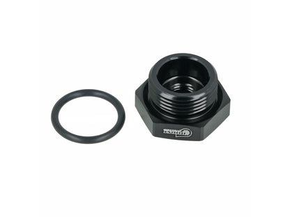 BOOST Products Screw-in Adapter M22x1.5 male to 1/8" NPT female thread, black