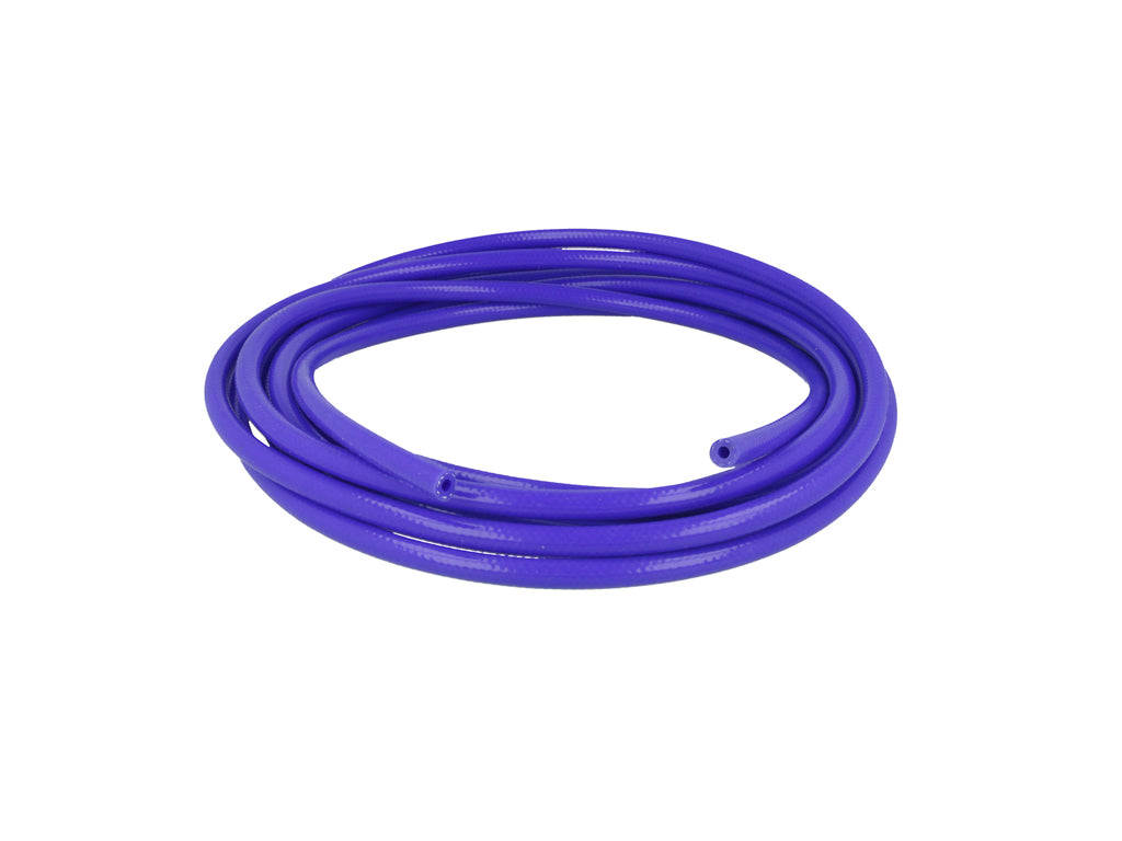 BOOST Products Silicone Vacuum Hose Reinforced 6mm (0.225") ID, blue, 15m (50ft) Roll