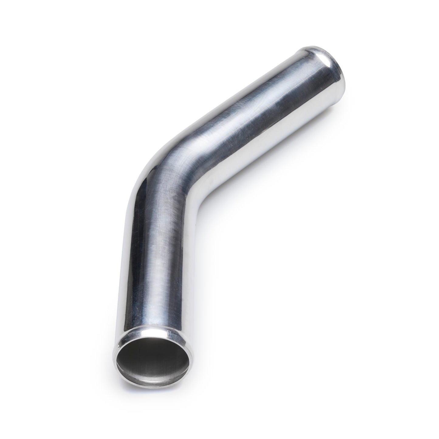 BOOST Products Aluminum Tubing 45 degree Mandrel Bend polished