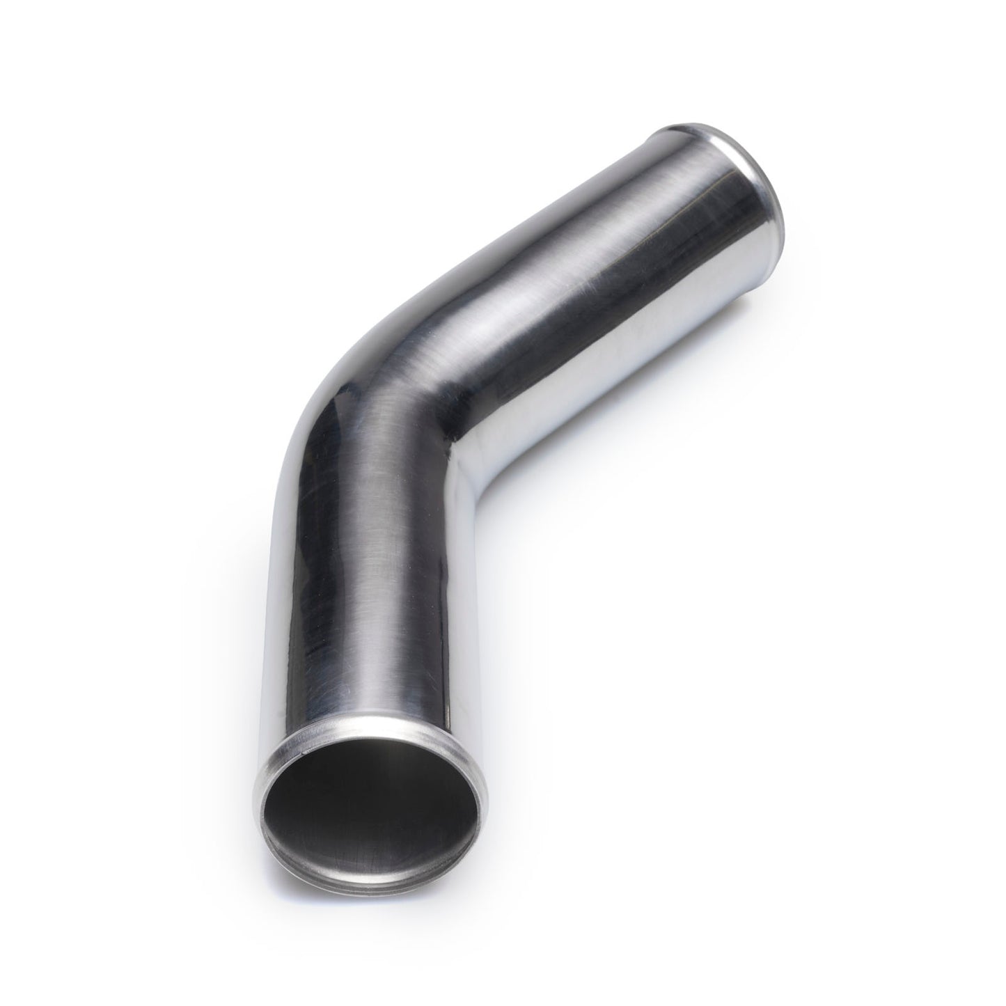 BOOST Products Aluminum Tubing 45 degree Mandrel Bend polished