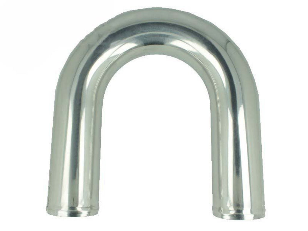 BOOST Products Aluminum Tubing 180 degree Mandrel Bend polished