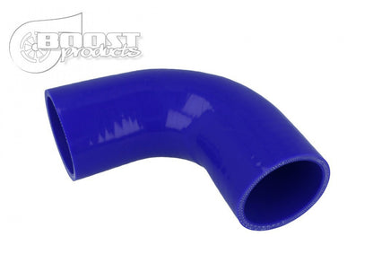 BOOST Products Silicone Elbow 90 degree, 13mm (0.5") ID, blue