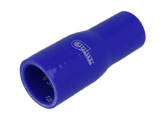 BOOST Products Silicone Reducer Coupler, 38mm (1.5") - 28mm (1.1") ID, blue