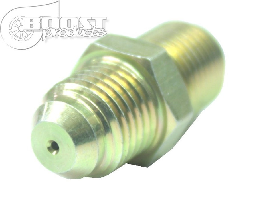 BOOST Products Oil Adapter with Restrictor for Garrett GT-R