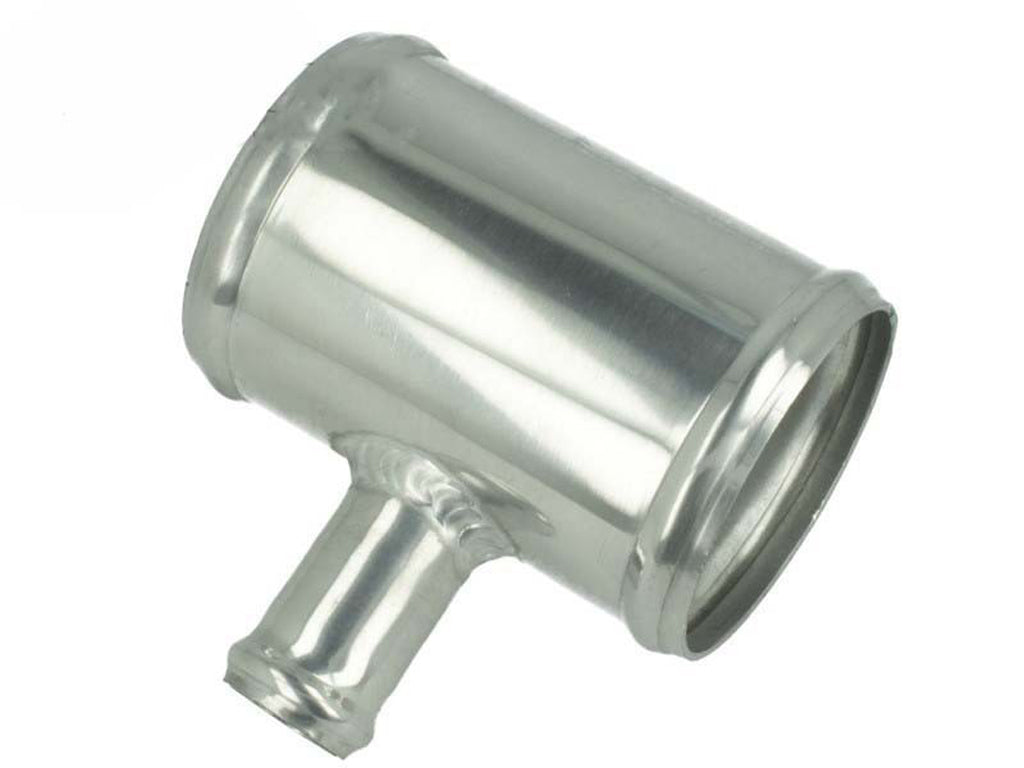 BOOST Products Aluminum T-pipe Adapter 70mm (2.75") OD, 25mm (1.0") Connection