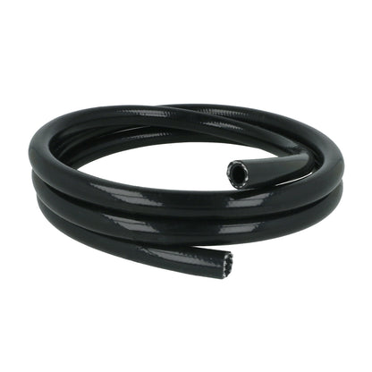 BOOST Products Silicone Vacuum Hose Reinforced 10mm (0.4") ID, black, 9ft (3m) Roll