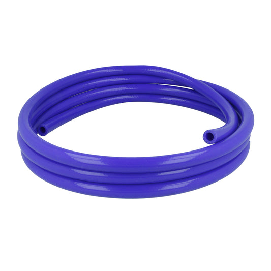 BOOST Products Silicone Vacuum Hose Reinforced 10mm (0.4") ID, blue, 9ft (3m) Roll