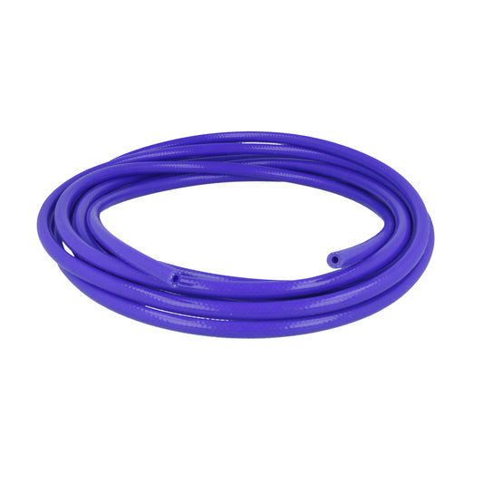 BOOST Products Silicone Vacuum Hose Reinforced 6mm (0.225") ID, blue, 9ft (3m) Roll
