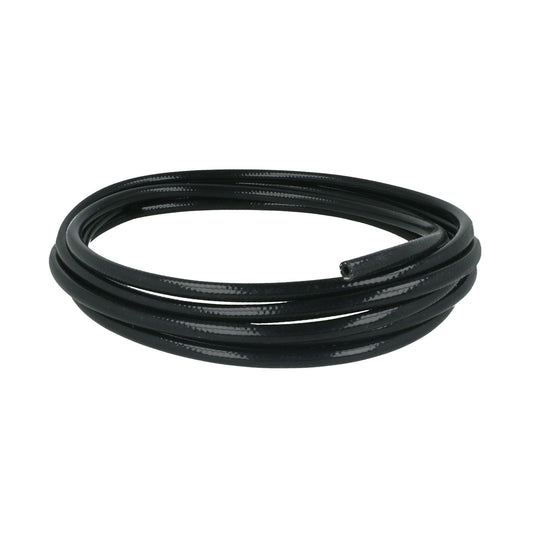 BOOST Products Silicone Vacuum Hose Reinforced 4mm (0.15") ID, black, 5m (15ft) Roll