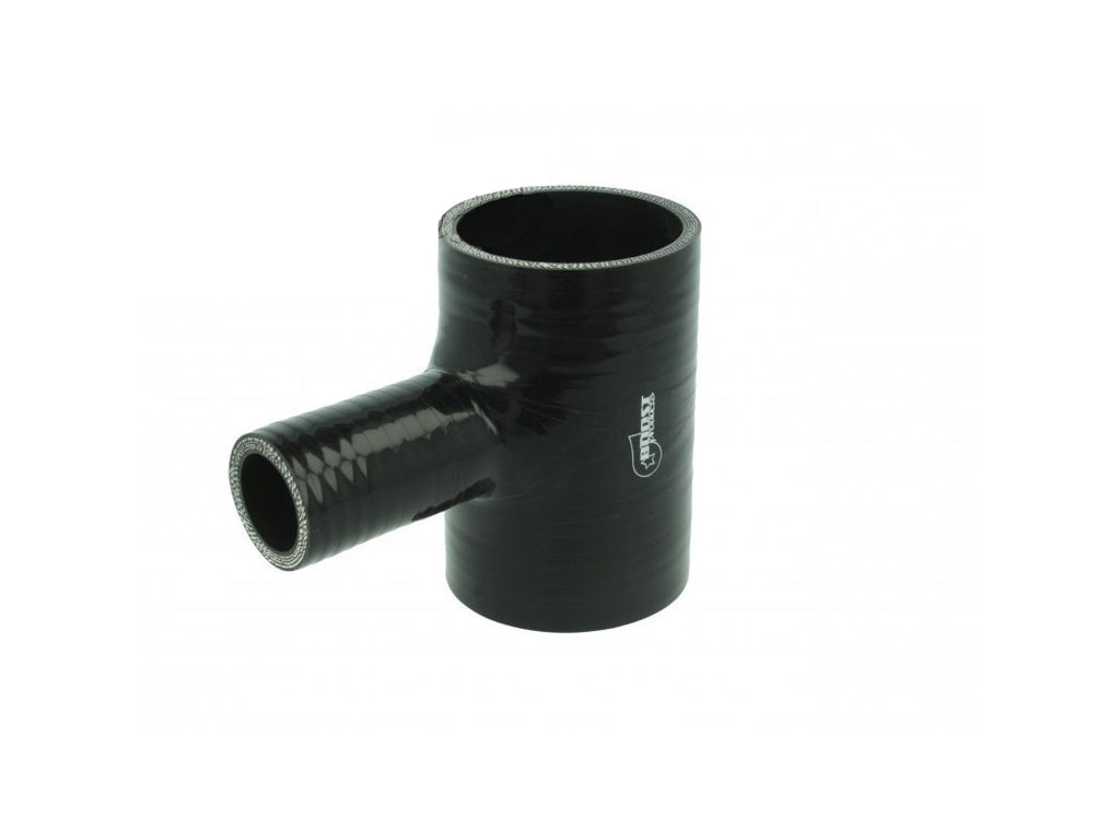 BOOST Products Silicone T-piece Adapter 51mm (2.0") ID, 25mm (1.0") Branch ID, black