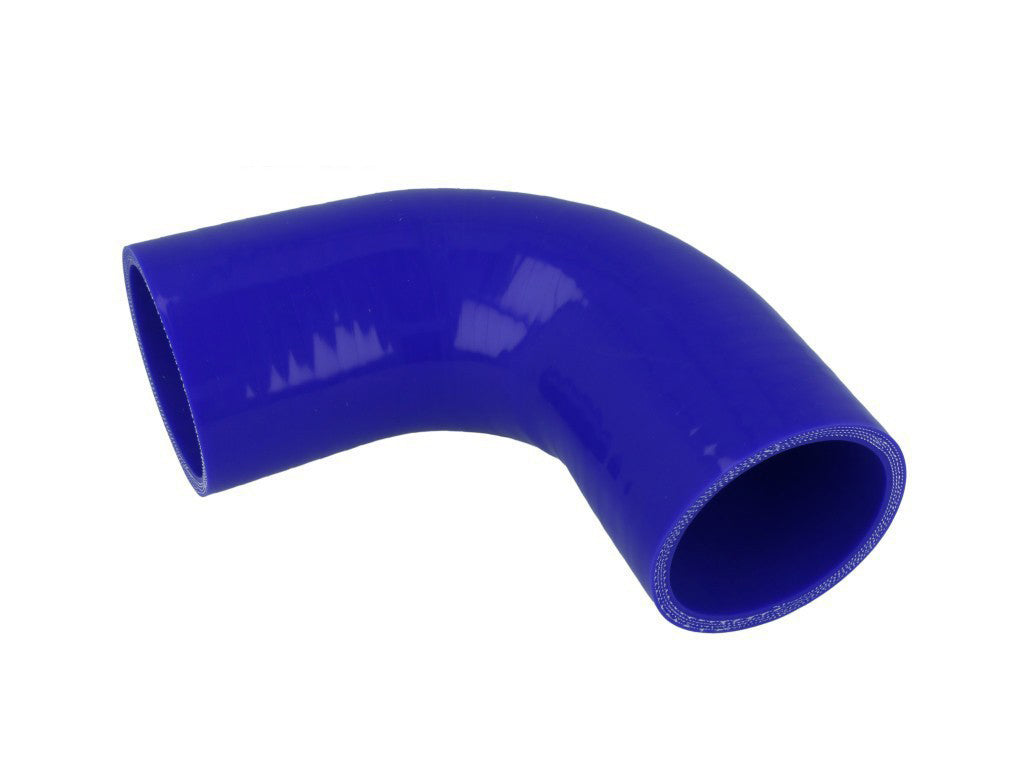 BOOST Products Silicone Elbow 90 degree, 8mm (0.325") ID, blue