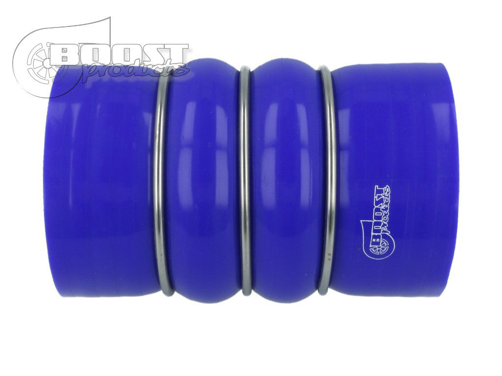 BOOST Products Silicone Coupler with Double Hump, 60mm (2.36") ID, blue