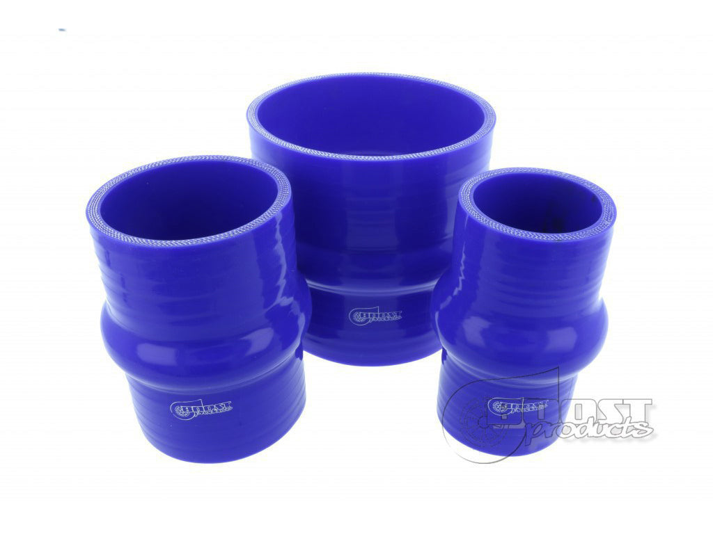 BOOST Products Silicone Coupler with Single Hump, 55mm (2.175") ID, blue