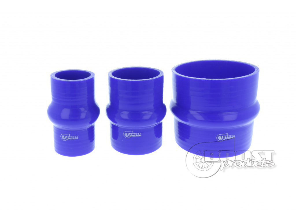 BOOST Products Silicone Coupler with Single Hump, 76mm (3.0") ID, blue
