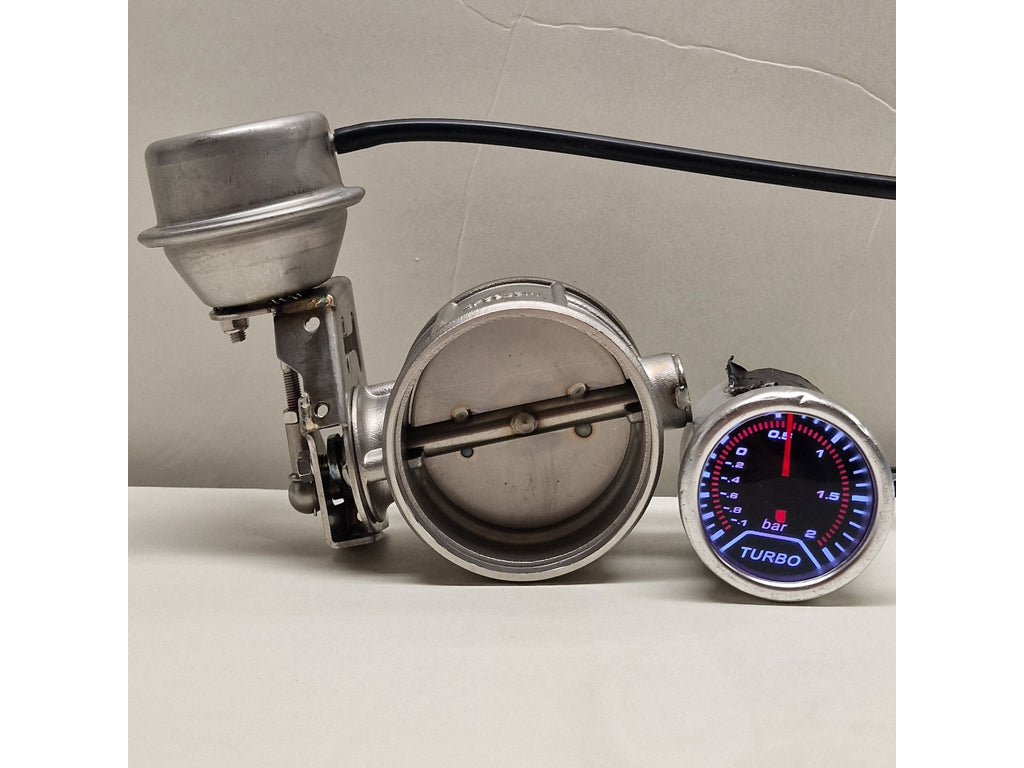 BOOST Products Exhaust Cutout Valve 70mm (2.75") - Vacuum controlled - CLOSING