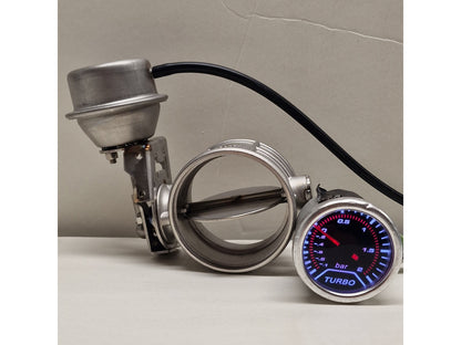 BOOST Products Exhaust Cutout Valve 70mm (2.75") - Vacuum controlled - OPENING