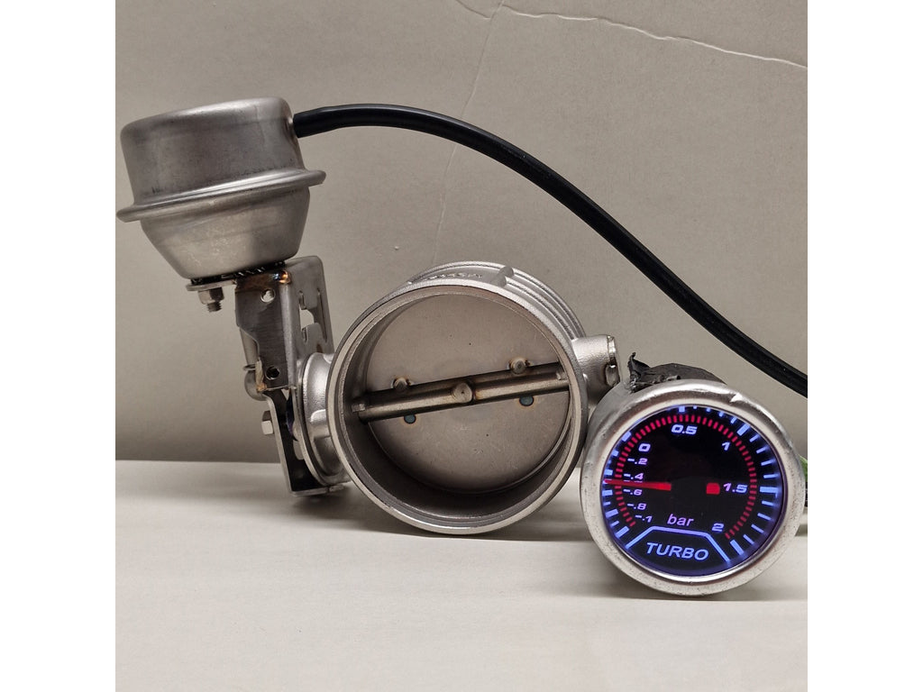 BOOST Products Exhaust Cutout Valve 76mm (3.0") - Vacuum controlled - OPENING