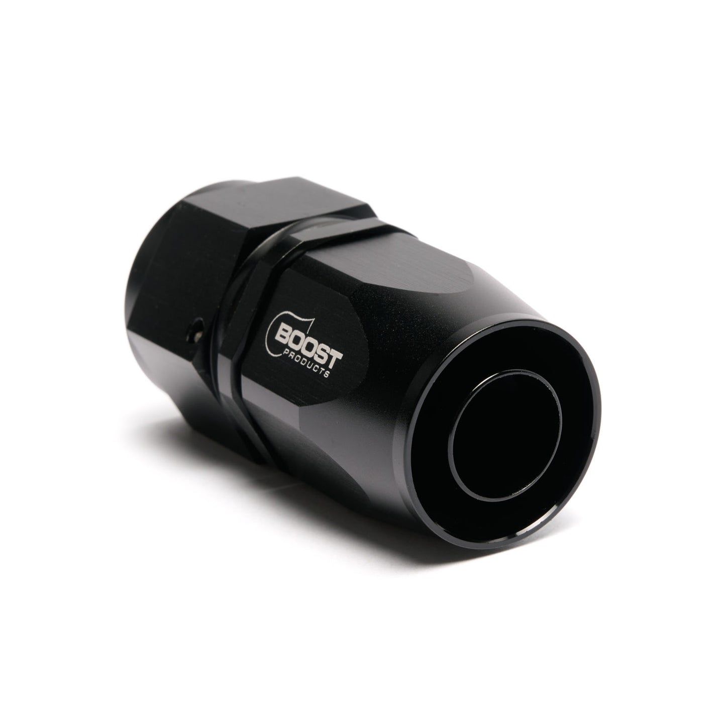 BOOST Products Swivel Hose End -10 AN - straight, black