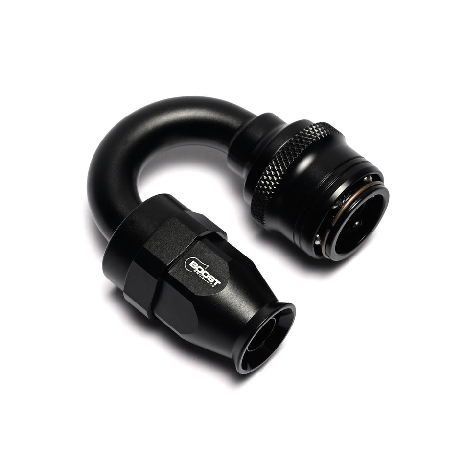 BOOST products Quick Click Female PTFE Hose End -AN - 180°