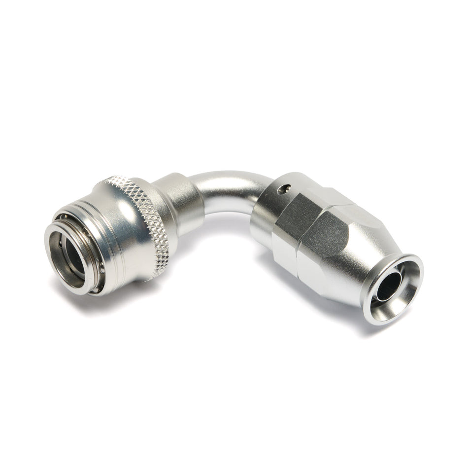 BOOST products Quick Click Female PTFE Hose End -AN - 90°